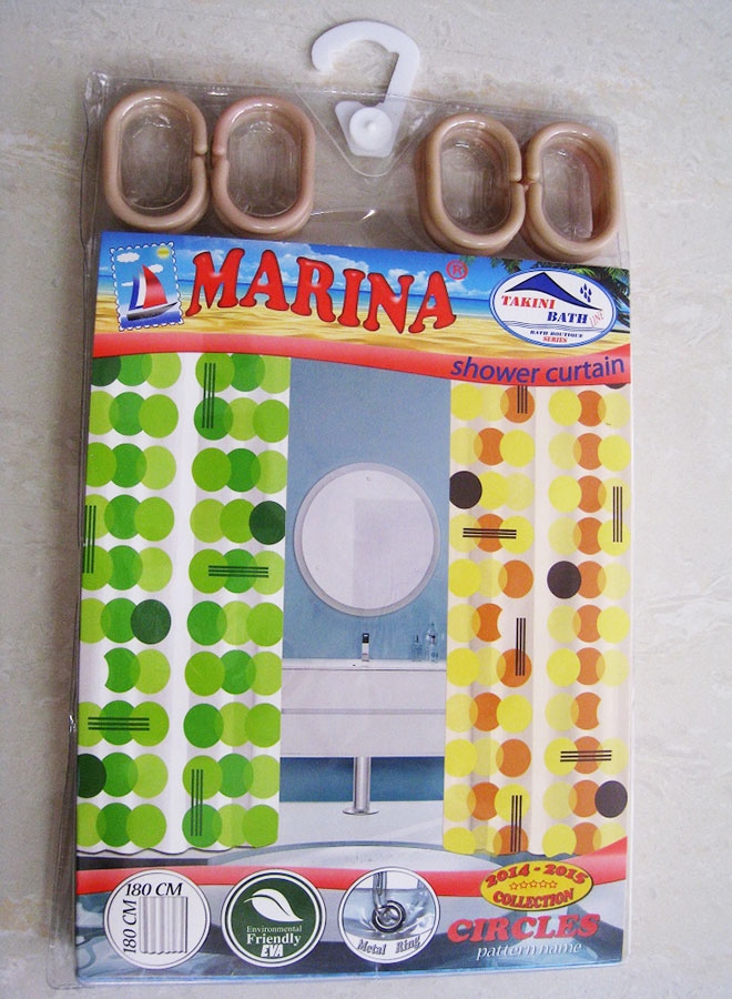 Shower curtain packaging