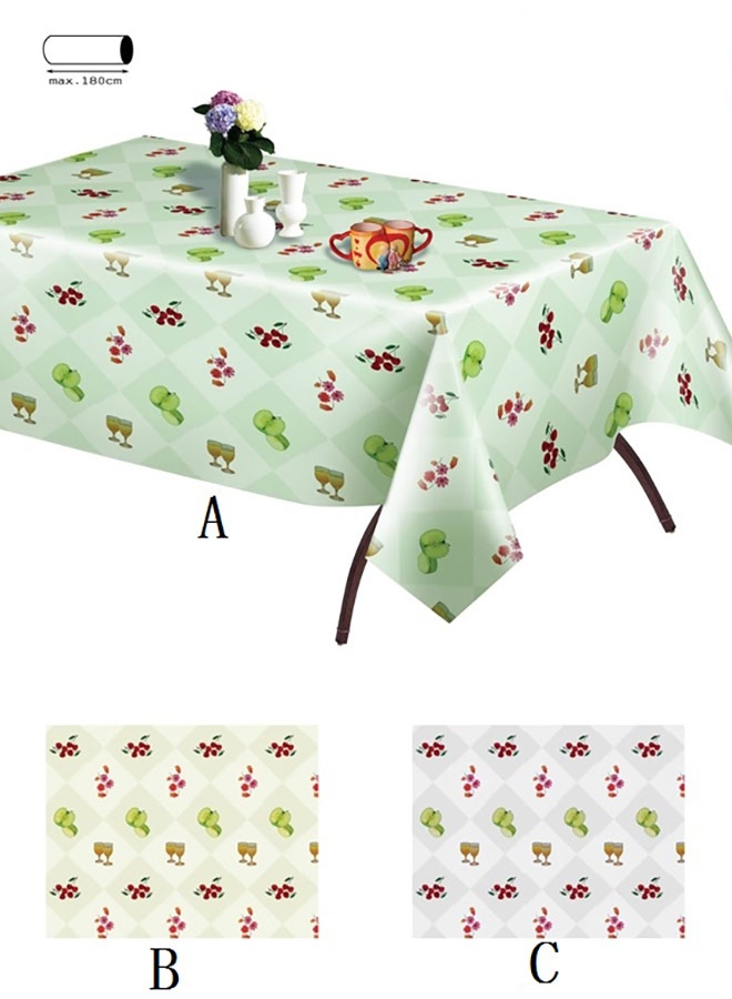 PVC coating Jacquard tablecloth