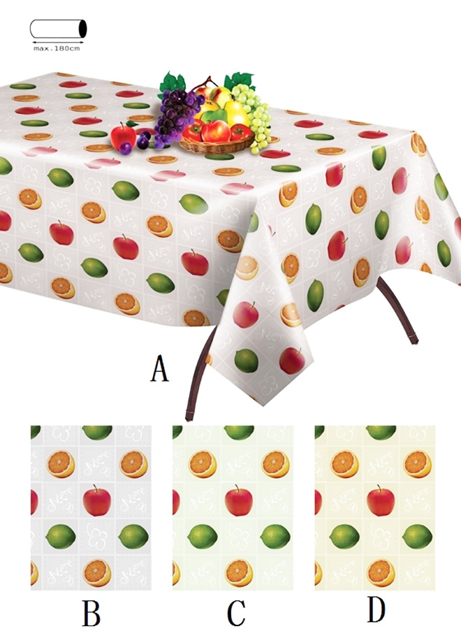 PVC coating Jacquard tablecloth