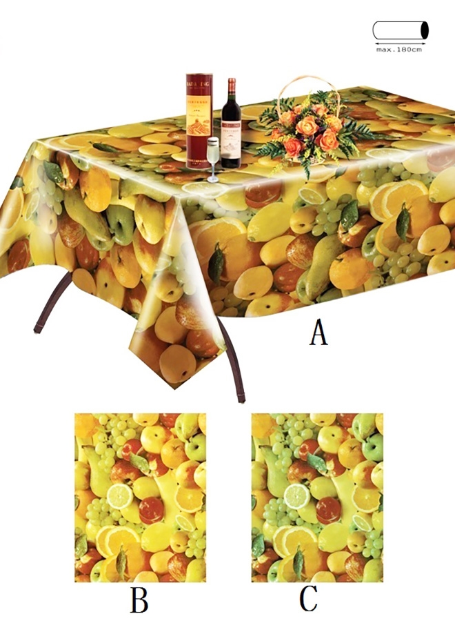 PVC coating Jacquard tablecloth